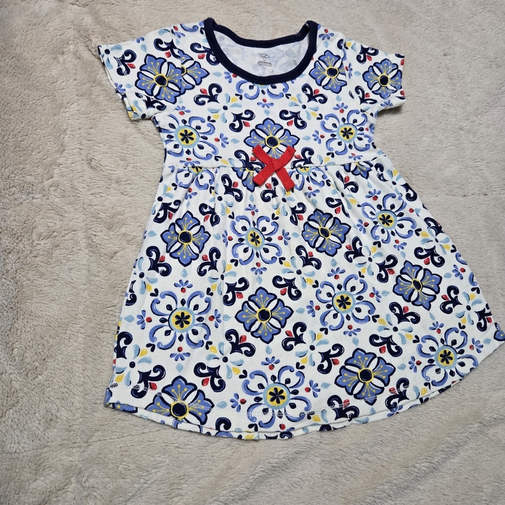 Touched By Nature Toddler Organic Cotton Dress, 3T